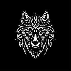 Wolf - High Quality Vector Logo - Vector illustration ideal for T-shirt graphic