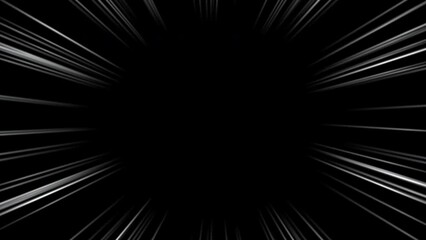 集中線のシンプルなエフェクト動画 - Powered by Adobe