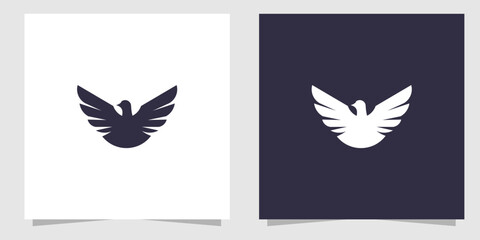 bird logo design vector