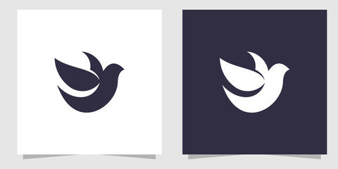 bird logo design vector