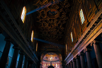 Fototapeta premium inside the church