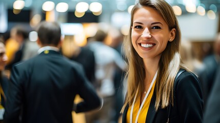 Event planners organizing an international conference