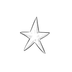 Obraz premium Star handdrawn illustration