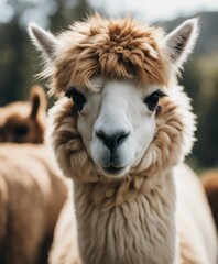 Obraz premium portrait of Alpacas