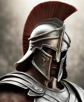 portrait of spartan warrior