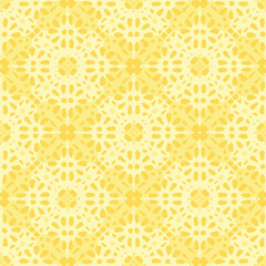 Seamless patterns with abstract floral shapes