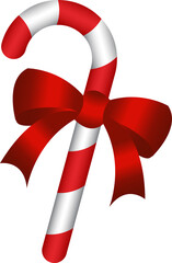 Christmas candy canes on transparent, png . for card, party, design, flyer, poster, banner, web, advertising.
