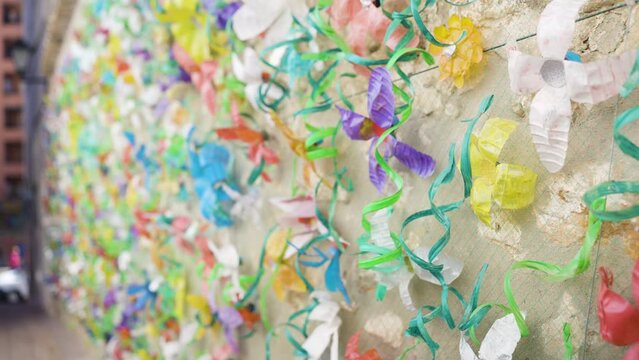 Festival Decorations Made From Recycled Plastic Bottles Repurposed Waste