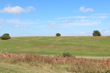 Obraz premium hillside landscape scenery 