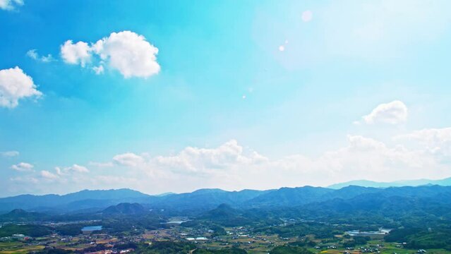 上佐山山頂から高松市内を一望（香川県高松市西植田町）
