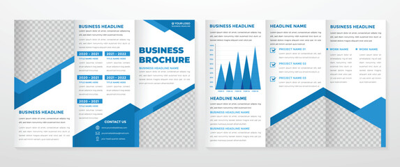 business brochure template vector design with minimalist and modern style