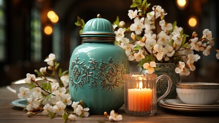 Beautiful Table Decor Wedding Dinner Spring Bright ,Bright Background, Background Hd