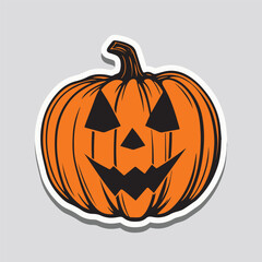 Halloween pumpkin isolated Background