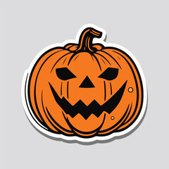 Halloween pumpkin isolated Background