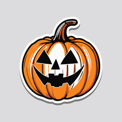 Halloween pumpkin isolated Background