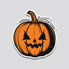 Halloween pumpkin isolated Background