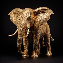 Obraz premium elephant isolated on white background