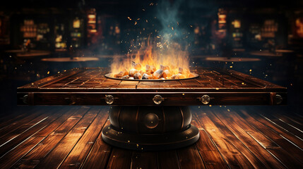 burning wood burning stove HD 8K wallpaper Stock Photographic Image  - obrazy, fototapety, plakaty