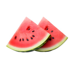 Two watermelon slice PNG