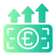 growth gradient icon