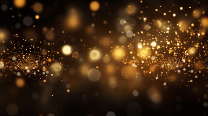 Fototapeta premium golden_bokeh_effect