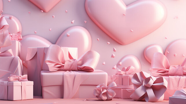 お祝い バルーン ピンク 可愛い