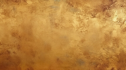 Vintage watercolor paper with gold grain texture. Abstract gold painting background for cover...