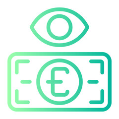 eye gradient icon