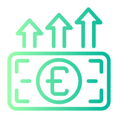 growth gradient icon