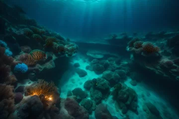 Foto op Aluminium coral reef and diver © Khan