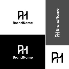 Letter PH, HP, PHP Logo Concept