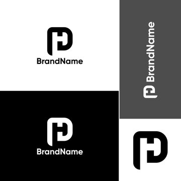 Letter PH, HP, PHP Logo Concept