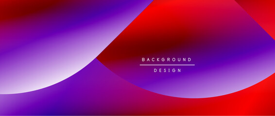 Bright color circle and round element minimal geometric abstract background for posters, covers, banners, brochures, websites