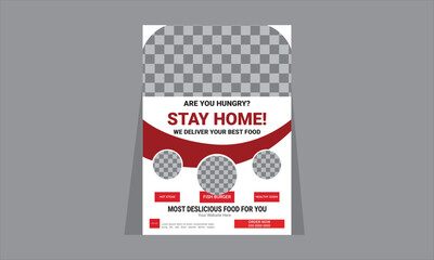  Restaurant Flyer Set of restaurant menu and flyer design templates modern with colorful size A4 size. Vector illustrations for food and drink marketing material, ads, templates, cover design