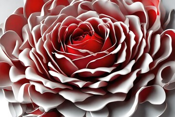 abstract red rose