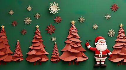 2024 Christmas-themed illustrations and gift-wrapping paper covers