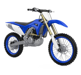 Motocross Motorcycle Isolated 