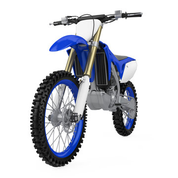 Motocross Motorcycle Isolated 