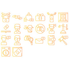 set of icons for web design