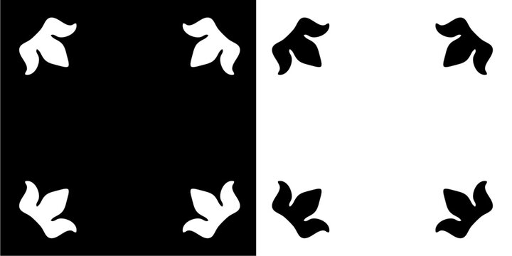 black and white background with butterflies Elegant frames and borders, corners monogram frames calligraphic vector heraldic swirl free download