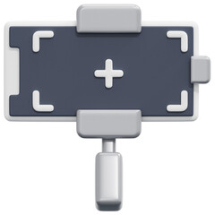 vlog 3d render icon illustration