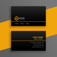 eye catching professional business card for company branding