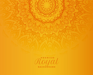 decorative mandala pattern floral background for wedding card design