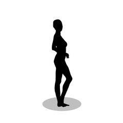 Woman silhouette vector