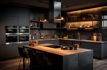 elegant and modern kitchen interior design interior design ideas