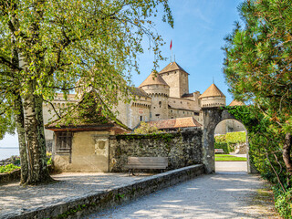 Fototapeta premium Arch To Chateau