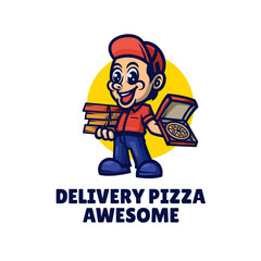 Illustration vector graphic of Pizza Delivery, good for logo design