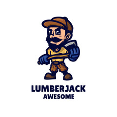 Illustration vector graphic of Lumberjack, good for logo design