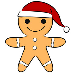 christmas gingerbread person