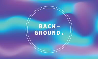 Purple and blue fluid gradient mesh background template copy space. Smooth and blurred color gradation backdrop. Contemporary and modern design for poster, presentation, or banner.